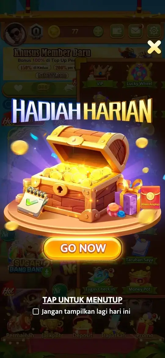 Halo777 hadiah harian