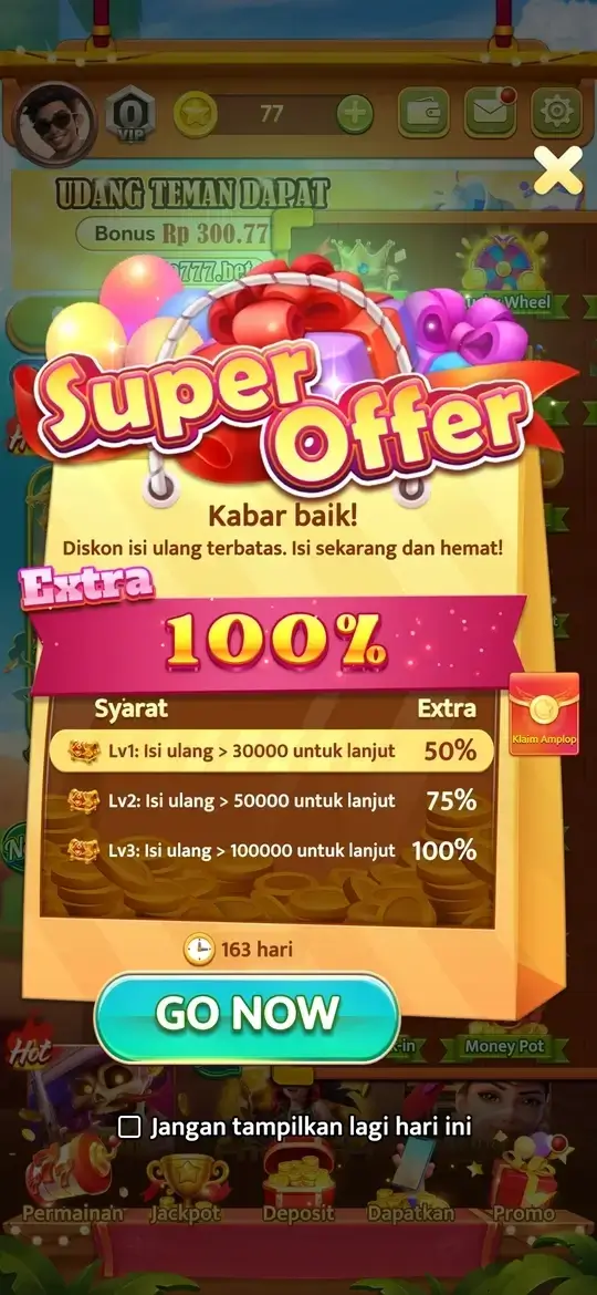 Halo777 super offer bonus