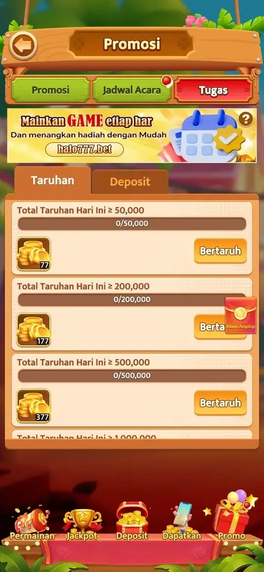 Halo777 tugas harian